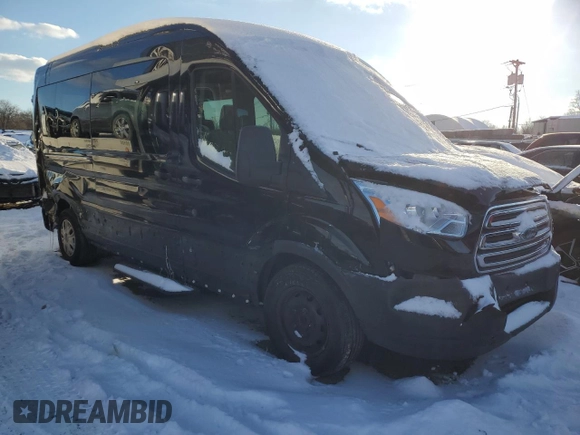 2019 Ford Transit Passenger XL with VIN 1FBAX2CMXKKA47557, listed as a Copart auction lot 88683765 with 56,983 mi miles and Salvage title. Bid and sale history available at DreamBid. Image 4.