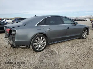 2017 Audi A8 with VIN WAU44AFD3HN002052, listed as a Copart auction lot 41834475 with 111,666 mi miles and Salvage title. Bid and sale history available at DreamBid. Image 3.