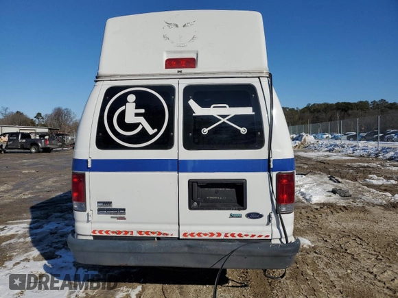 2011 Ford Econoline Cargo Commercial with VIN 1FTNS2EW2BDA26197, listed as a Copart auction lot 81470664 with Not Provided miles and Salvage Title. Bid and sale history available at DreamBid. Image 6.