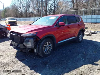 2019 Hyundai Santa Fe SE with VIN 5NMS23AD8KH009425, listed as a IAAI auction lot 41716075 with 123,583 mi miles. Bid and sale history available at carsss.com. Image 19.
