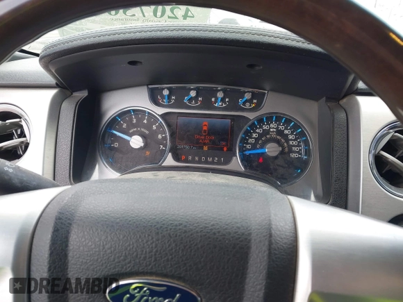 2014 Ford F-150 XL with VIN 1FTFW1ET1EFB62225, listed as a IAAI auction lot 42073046 with 201,750 mi miles and . Bid and sale history available at DreamBid. Image 7.