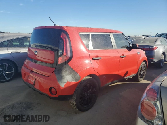 2017 Kia Soul + with VIN KNDJP3A5XH7458840, listed as a Copart auction lot 47690695 with 94,499 mi miles and Clean Title. Bid and sale history available at carsss.com. Image 3.