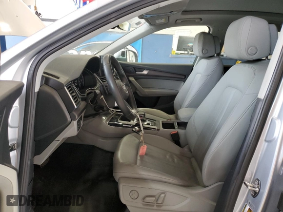 2021 Audi Q5 Premium with VIN WA1G2AFY9M2048564, listed as a Copart auction lot 89156695 with 59,950 mi miles and Salvage title. Bid and sale history available at DreamBid. Image 7.