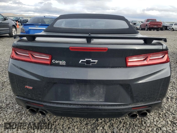 2017 Chevrolet Camaro 1LT with VIN 1G1FB3DS4H0110006, listed as a Copart auction lot 88948625 with 43,404 mi miles and Salvage Title. Bid and sale history available at carsss.com. Image 6.