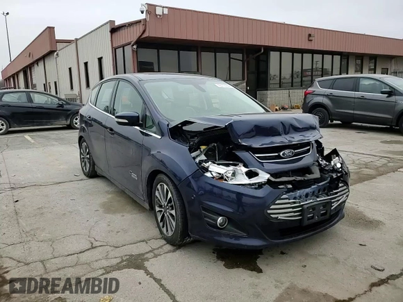 2017 Ford C-Max Energi Titanium with VIN 1FADP5FU9HL114003, listed as a Copart auction lot 45705544 with 104,103 mi miles. Bid and sale history available at carsss.com. Image 11.