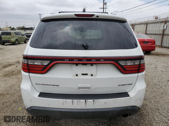 2016 Dodge Durango Limited with VIN 1C4RDHDG5GC476951, listed as a Copart auction lot 58844115 with 115,382 mi miles and Salvage title. Bid and sale history available at DreamBid. Image 6.