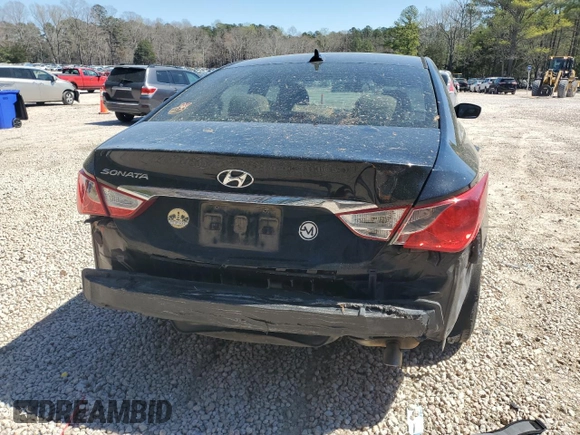 2012 Hyundai Sonata GLS with VIN 5NPEB4AC0CH362921, listed as a Copart auction lot 50721305 with 204,606 mi miles and Salvage Title. Bid and sale history available at carsss.com. Image 6.