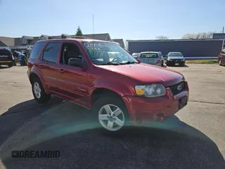 2006 Ford Escape Hybrid with VIN 1FMCU96H46KA74808, listed as a Copart auction lot 54599795 with 142,254 mi miles and Clean Title. Bid and sale history available at carsss.com. Image 1.