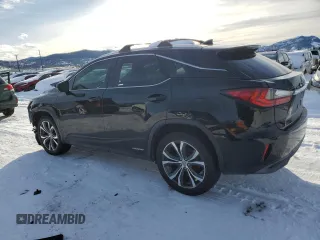 2016 Lexus RX 450h with VIN 2T2BGMCA2GC003901, listed as a Copart auction lot 43034195 with 141,716 mi miles and Salvage Title. Bid and sale history available at DreamBid. Image 2.