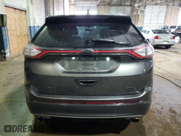 2017 Ford Edge SEL with VIN 2FMPK3J95HBC10431, listed as a Copart auction lot 51107355 with 107,767 mi miles and Clean Title. Bid and sale history available at carsss.com. Image 6.