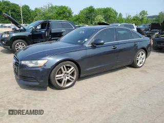 2015 Audi A6 Premium Plus with VIN WAUGFAFC4FN002525, listed as a Copart auction lot 60429015 with 73,835 mi miles and Salvage title. Bid and sale history available at DreamBid. Image 1.