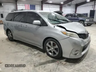 2011 Toyota Sienna SE with VIN 5TDXK3DC0BS063470, listed as a Copart auction lot 48804635 with 203,675 mi miles and Salvage Title. Bid and sale history available at carsss.com. Image 4.