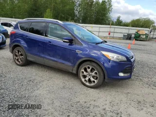 2014 Ford Escape Titanium with VIN 1FMCU9JX2EUB16376, listed as a Copart auction lot 56176425 with 115,265 mi miles and Clean Title. Bid and sale history available at DreamBid. Image 4.