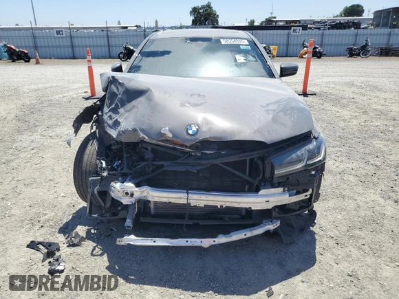 2021 BMW 5 Series 530e with VIN WBA13AG05MCF71415, listed as a Copart auction lot 58554935 with 9,994 mi miles and Clean title. Bid and sale history available at DreamBid. Image 5.