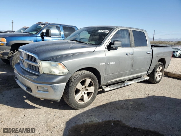 2010 Dodge Ram 1500 SLT with VIN 1D7RV1CT3AS145601, listed as a Copart auction lot 47840055 with 201,998 mi miles and Salvage Title. Bid and sale history available at carsss.com. Image 1.