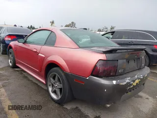 2002 Ford Mustang GT Deluxe with VIN 1FAFP42X92F200811, listed as a IAAI auction lot 41778205 with 107,187 mi miles. Bid and sale history available at carsss.com. Image 3.