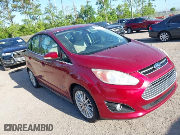 2013 Ford C-Max SEL with VIN 1FADP5BU4DL544263, listed as a IAAI auction lot 42167477 with 91,713 mi miles. Bid and sale history available at carsss.com. Image 1.