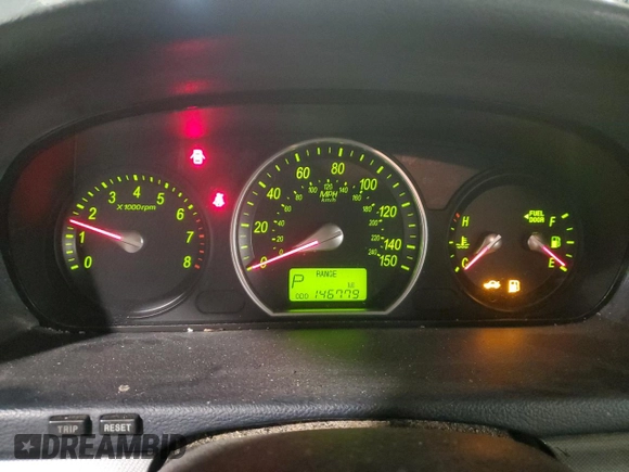 2007 Hyundai Sonata GLS with VIN 5NPET46C47H232135, listed as a Copart auction lot 47107885 with 146,779 mi miles and Salvage Title. Bid and sale history available at DreamBid. Image 9.