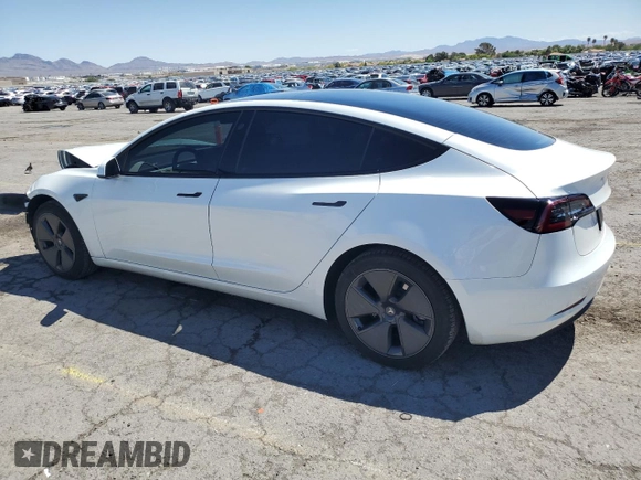 2023 Tesla Model 3 z VIN 5YJ3E1EA2PF578151, wystawiony jako Copart lot #56211295 z przebiegiem 19 590 mil mil oraz Szkoda całkowita • Salvage title. Historia ofert i sprzedaży dostępna na DreamBid. Obrazek 2.