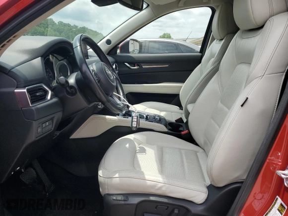 2018 Mazda CX-5 Grand Touring with VIN JM3KFADM8J0444455, listed as a Copart auction lot 59793055 with 60,839 mi miles and Salvage title. Bid and sale history available at DreamBid. Image 7.