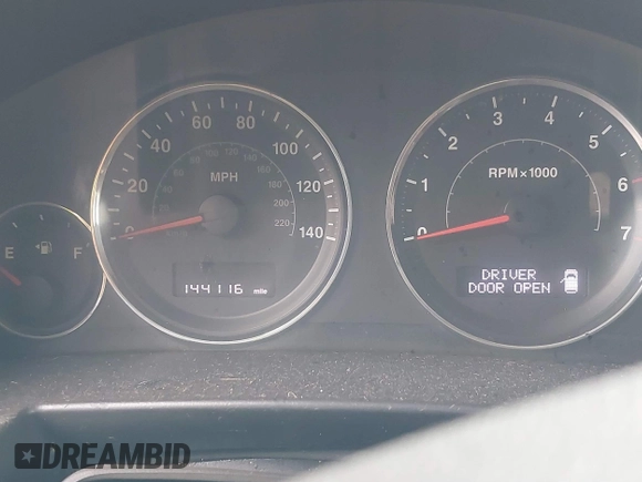2008 Jeep Commander Sport with VIN 1J8HH48K78C167726, listed as a IAAI auction lot 41824570 with 144,116 mi miles and . Bid and sale history available at DreamBid. Image 7.