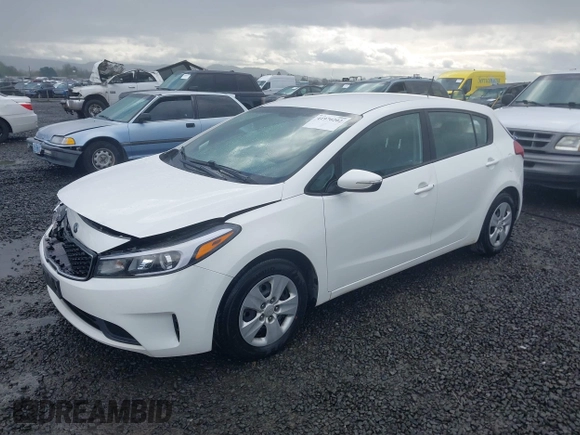 2018 Kia Forte LX with VIN KNAFK5A86J5773353, listed as a IAAI auction lot 41970202 with 73,917 mi miles. Bid and sale history available at carsss.com. Image 2.