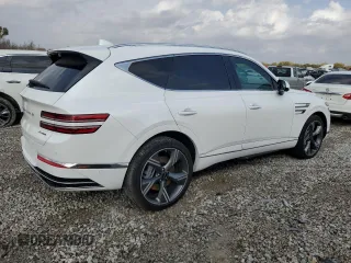 2025 Genesis GV80 Prestige with VIN KMUHEESCXSU221431, listed as a Copart auction lot 78187984 with 3,788 mi miles and Salvage Title. Bid and sale history available at DreamBid. Image 3.
