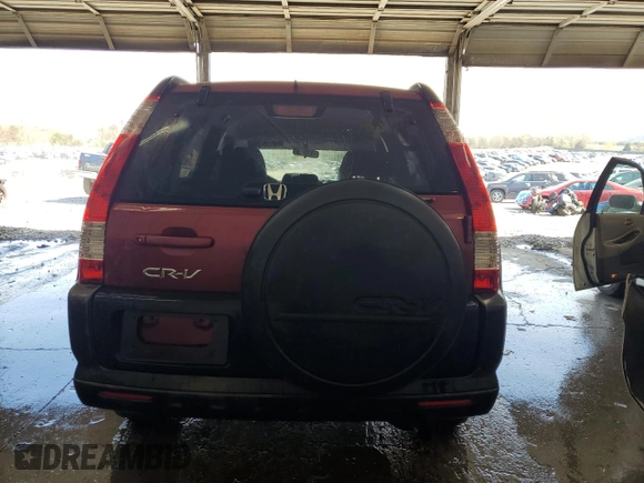 2005 Honda CR-V LX with VIN JHLRD68535C018841, listed as a Copart auction lot 51224075 with 225,761 mi miles and Salvage Title. Bid and sale history available at DreamBid. Image 6.
