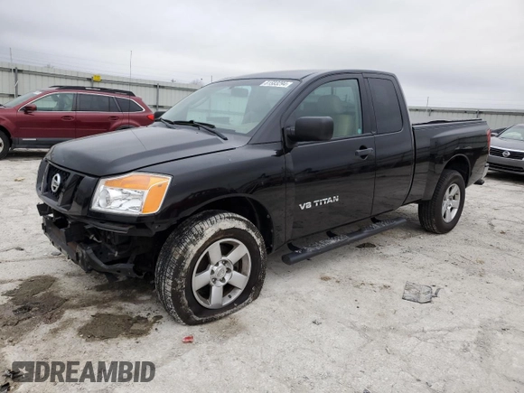 2008 Nissan Titan XE with VIN 1N6BA06C68N343849, listed as a Copart auction lot 81583294 with 84,448 mi miles and Salvage title. Bid and sale history available at DreamBid. Image 1.