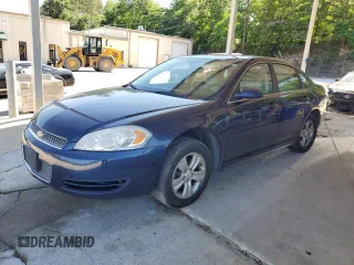 2012 Chevrolet Impala LS Retail with VIN 2G1WA5E35C1217567, listed as a Copart auction lot 57729315 with 129,346 mi miles and Salvage title. Bid and sale history available at DreamBid. Image 1.