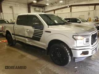 2018 Ford F-150 XL with VIN 1FTEW1EG8JFE21737, listed as a Copart auction lot 50178155 with 84,937 mi miles and Non Repairable. Bid and sale history available at carsss.com. Image 4.