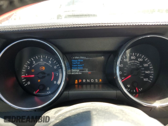 2016 Ford Mustang V6 with VIN 1FA6P8AM5G5309276, listed as a Copart auction lot 53132565 with 97,249 mi miles and Salvage Title. Bid and sale history available at carsss.com. Image 9.