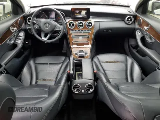 2016 Mercedes-Benz C 300 with VIN 55SWF4JB3GU155989, listed as a Copart auction lot 61872425 with 132,637 mi miles and Salvage title. Bid and sale history available at DreamBid. Image 8.