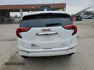 2019 GMC Terrain Denali with VIN 3GKALXEX1KL137663, listed as a Copart auction lot 52189135 with 98,477 mi miles and Salvage title. Bid and sale history available at DreamBid. Image 6.