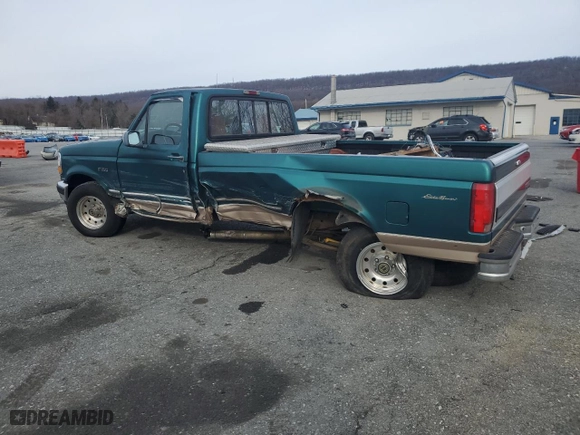 1996 Ford F-150 Special with VIN 1FTEF15N7TNA16945, listed as a Copart auction lot 46089575 with 0 miles and Salvage Title. Bid and sale history available at carsss.com. Image 2.