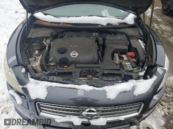 2009 Nissan Maxima SV with VIN 1N4AA51E79C830551, listed as a Copart auction lot 86304844 with 184,949 mi miles and Salvage Title. Bid and sale history available at DreamBid. Image 11.