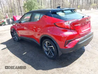 2021 Toyota C-HR LE with VIN NMTKHMBX9MR134669, listed as a IAAI auction lot 41982475 with 11,572 mi miles. Bid and sale history available at carsss.com. Image 3.