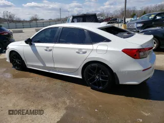 2024 Honda Civic Sedan Sport with VIN 2HGFE2F53RH581529, listed as a Copart auction lot 50530015 with 11,017 mi miles and Salvage Title. Bid and sale history available at carsss.com. Image 2.
