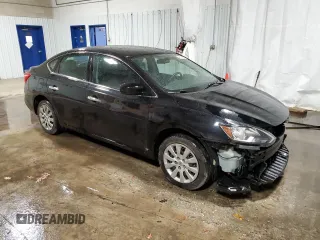 2019 Nissan Sentra SV with VIN 3N1AB7APXKY243085, listed as a Copart auction lot 46116655 with 75,586 mi miles and Salvage Title. Bid and sale history available at DreamBid. Image 4.