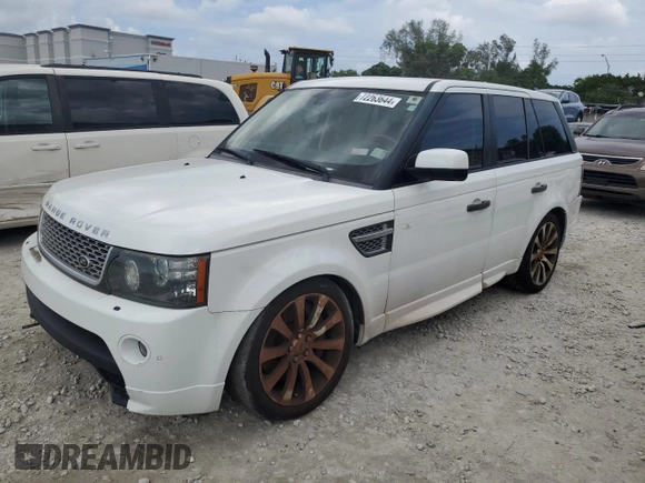 2011 Land Rover Range Rover Sport SC with VIN SALSP2E40BA268760, listed as a Copart auction lot 72263644 with 118,204 mi miles and Salvage Title. Bid and sale history available at carsss.com. Image 1.