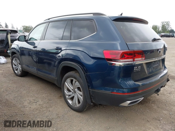 2021 Volkswagen Atlas SE z VIN 1V2WR2CA7MC568779, wystawiony jako IAAI lot #42132709 z przebiegiem 51 205 mil mil oraz . Historia ofert i sprzedaży dostępna na DreamBid. Obrazek 3.