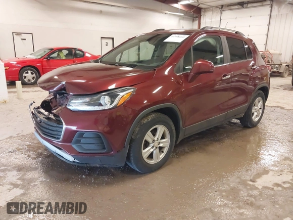 2017 Chevrolet Trax LT with VIN 3GNCJLSBXHL223940, listed as a IAAI auction lot 41998080 with 121,448 mi miles and . Bid and sale history available at carsss.com. Image 17.