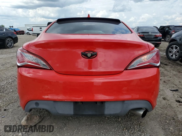 2013 Hyundai Genesis Coupe Premium z VIN KMHHT6KD3DU086928, wystawiony jako Copart lot #55731185 z przebiegiem 101 092 mil mil oraz Szkody całkowita. Historia ofert i sprzedaży dostępna na DreamBid. Obrazek 6.