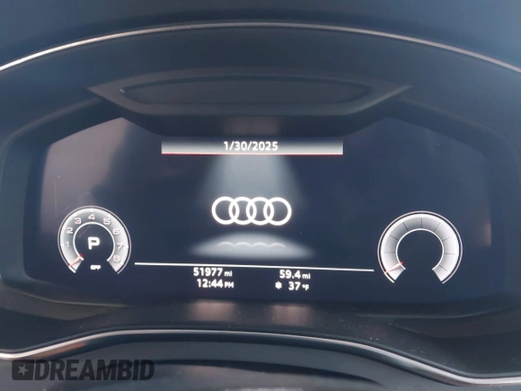 2019 Audi A7 Prestige with VIN WAUV2AF23KN083618, listed as a IAAI auction lot 41444338 with 51,977 mi miles. Bid and sale history available at carsss.com. Image 7.