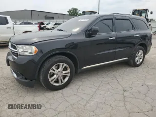 2013 Dodge Durango Crew z VIN 1C4SDJDT6DC654397, wystawiony jako Copart lot #60712525 z przebiegiem 125 530 mil mil oraz Czysty tytuł • Clean title. Historia ofert i sprzedaży dostępna na DreamBid. Obrazek 1.