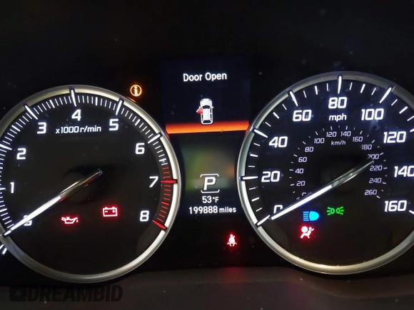 2014 Acura MDX Tech Pkg with VIN 5FRYD4H46EB048809, listed as a IAAI auction lot 41573811 with 199,888 mi miles. Bid and sale history available at carsss.com. Image 7.