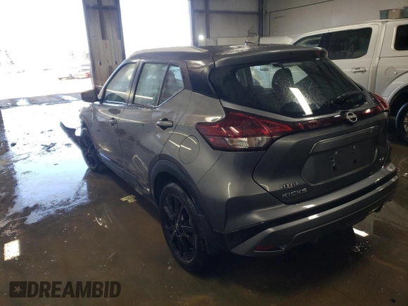 2024 Nissan Kicks SV with VIN 3N1CP5CV9RL471869, listed as a Copart auction lot 48677225 with 13,213 mi miles and Salvage Title. Bid and sale history available at carsss.com. Image 2.