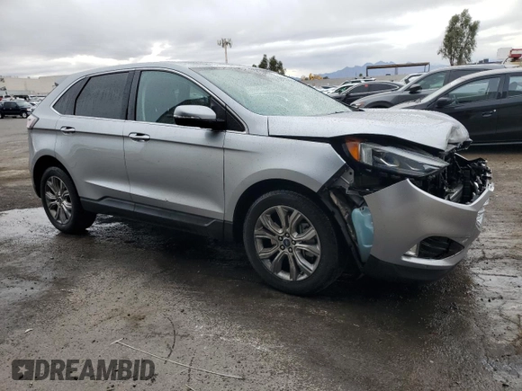 2022 Ford Edge Titanium with VIN 2FMPK4K99NBA39747, listed as a Copart auction lot 48945455 with 116,520 mi miles and Salvage Title. Bid and sale history available at carsss.com. Image 4.