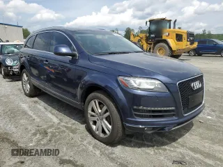 2015 Audi Q7 Premium Plus with VIN WA1LMAFEXFD017734, listed as a Copart auction lot 56646235 with 126,857 mi miles and Salvage title. Bid and sale history available at DreamBid. Image 4.