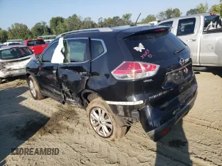2016 Nissan Rogue SV with VIN KNMAT2MV5GP693601, listed as a Copart auction lot 68854134 with 161,384 mi miles and Salvage Title. Bid and sale history available at DreamBid. Image 2.